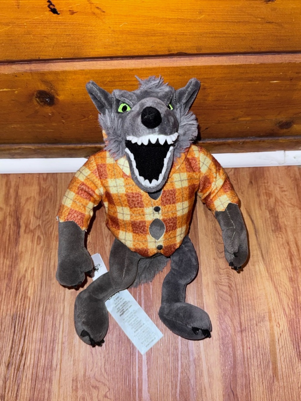 Disney Parks The Nightmare Before Christmas Grey Wolfman Werewolf Plush stuffed